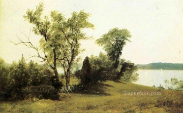 Navegando por el Hudson Albert Bierstadt Pinturas al óleo